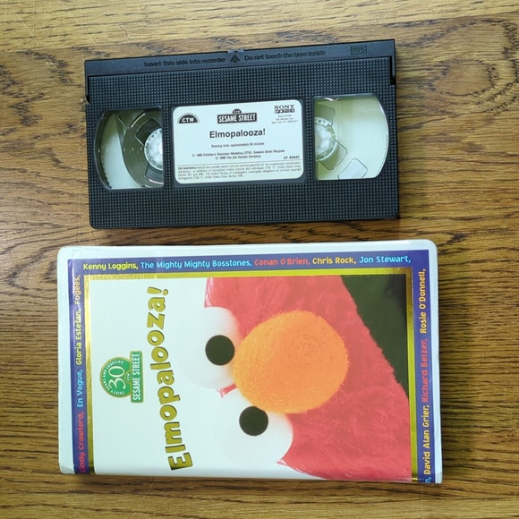 Vintage Elmopalooza! Sesame Street VHS Tape Children's Video Jim Henson - Picture 4 of 9